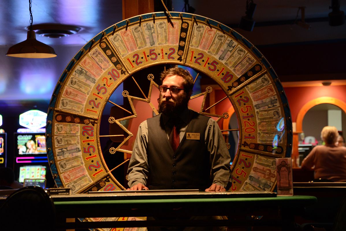 32B Spin The Wheel To Win At Diamond Tooth Gerties Gambling Hall Inside In Dawson City Yukon